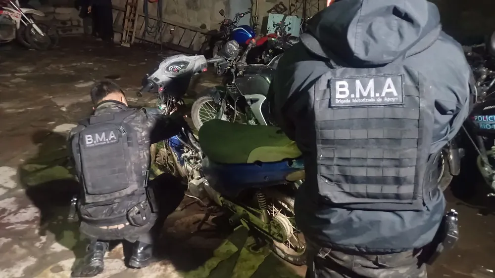menor moto robada