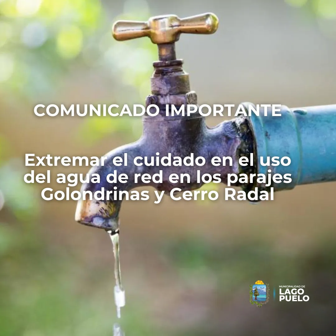 comunicado agua lp