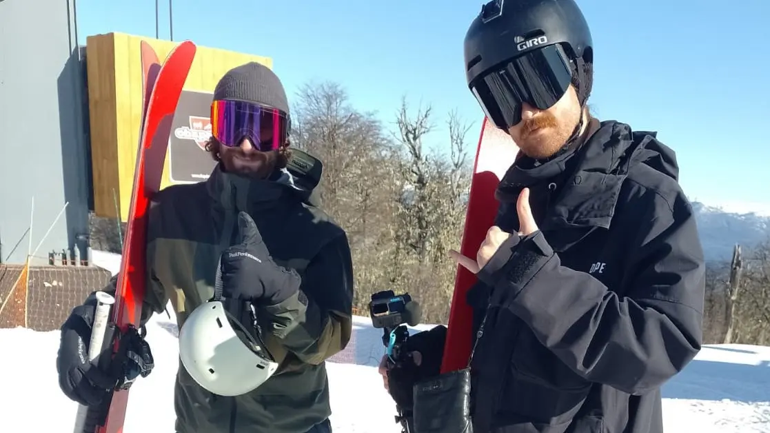 esquiador cerro perito moreno