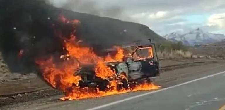incendio camioneta