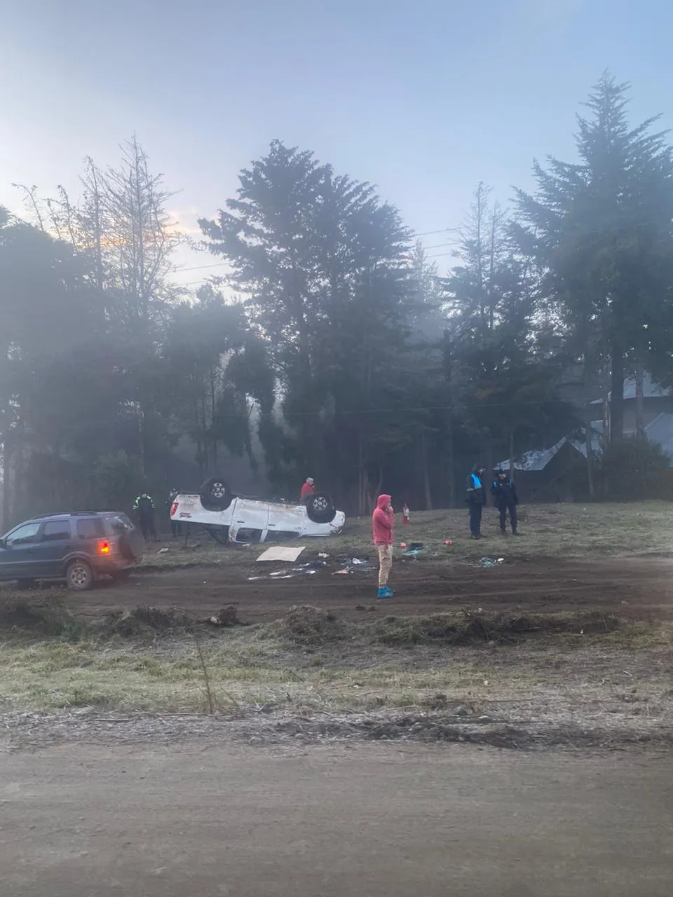 accidente ruta 40 peumayen techos