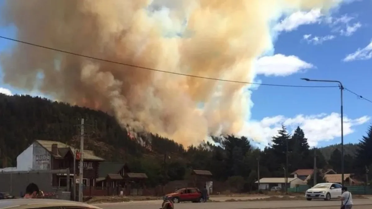 incendios forestales el bolson