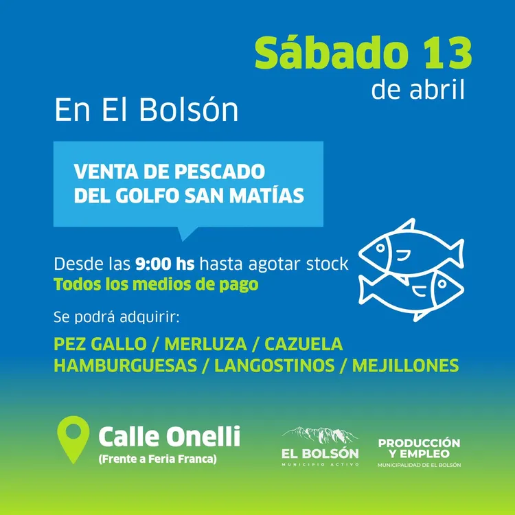 venta de pescado abril