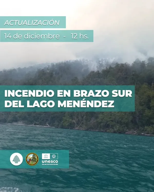 incendio lago menendez