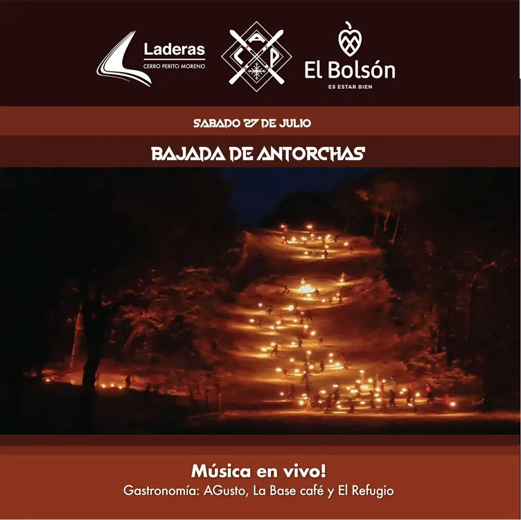 bajada de antochas flyer