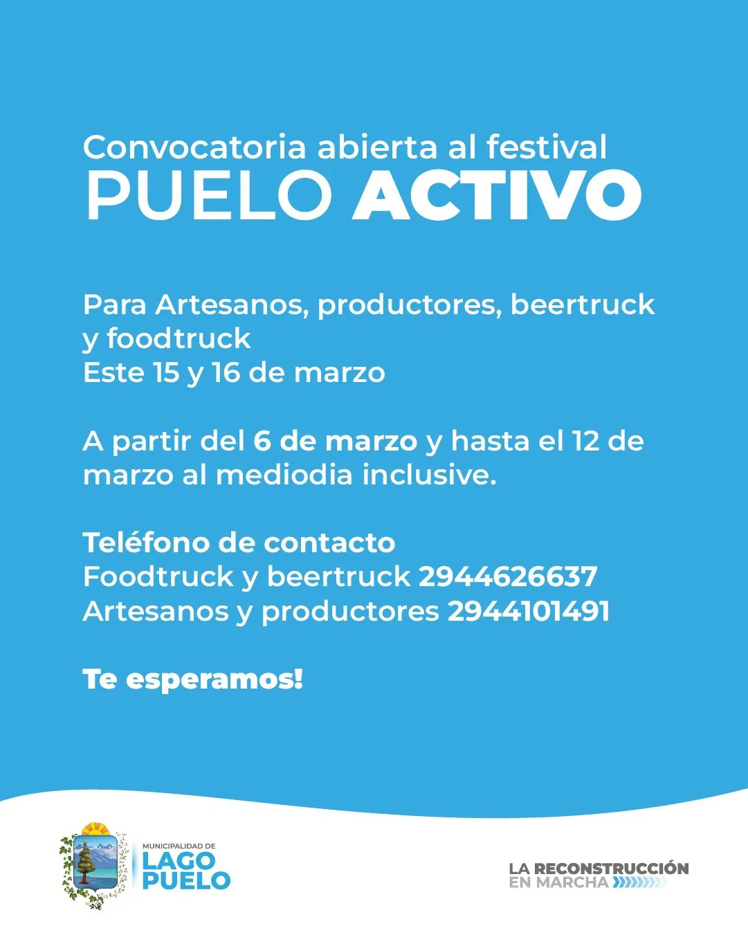 convocatoria puelo activo