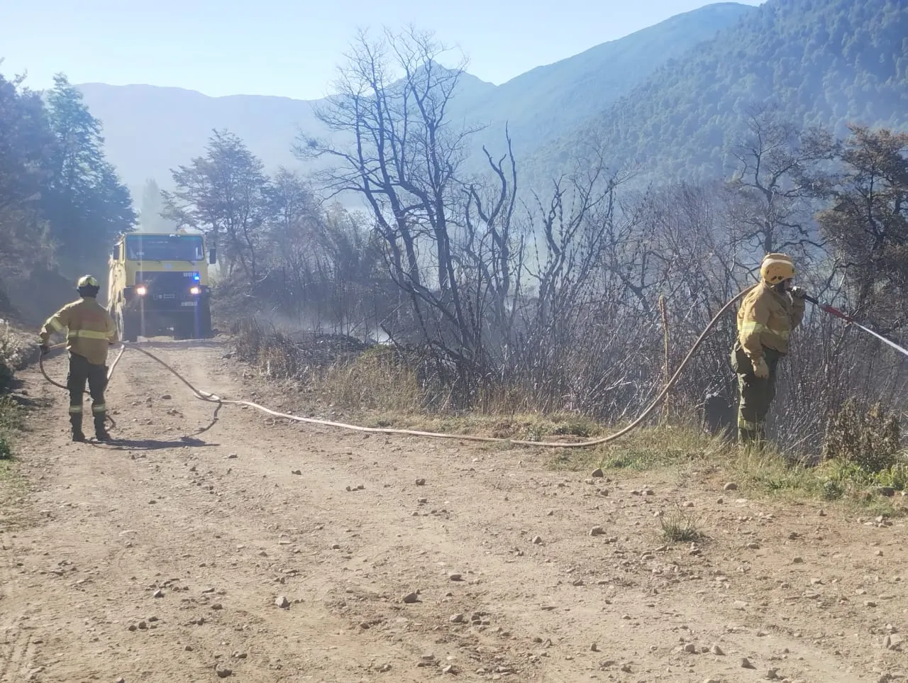 incendio lago hermoso 3