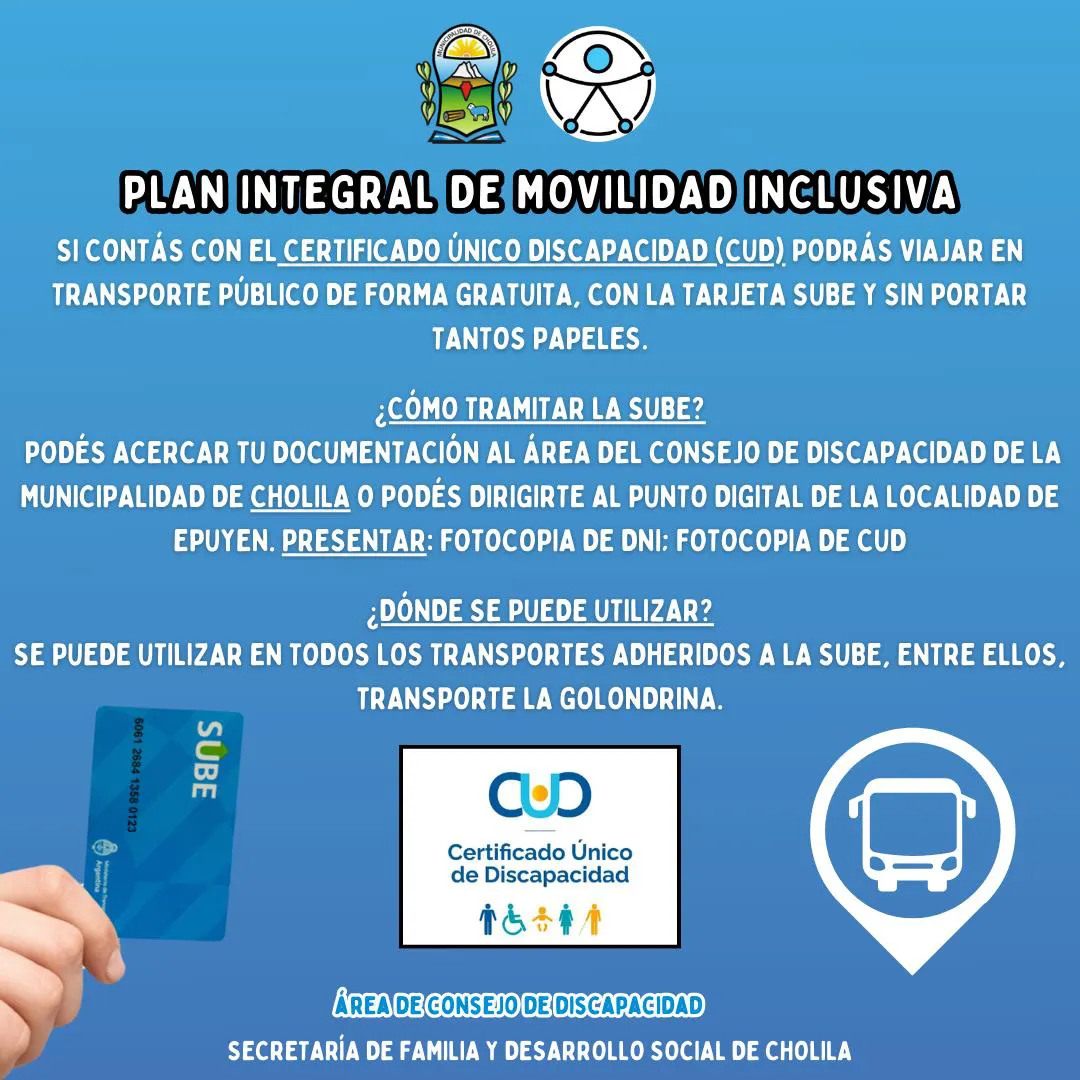 movilidad inclusiva cholila