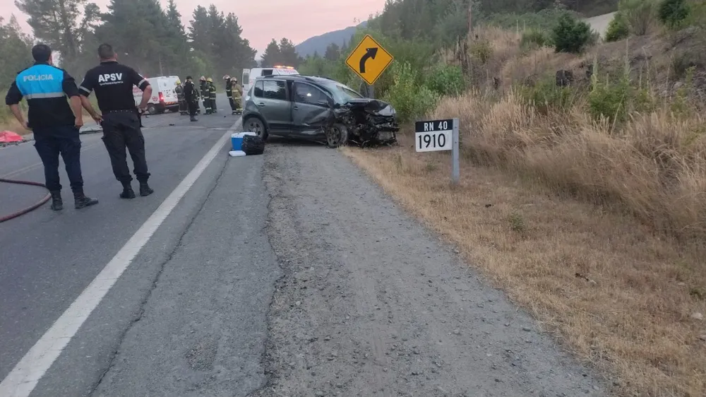 accidente ruta 40 6 ene 1