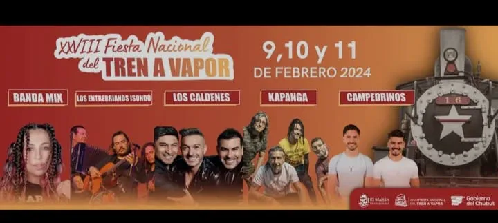 fiesta tren a vapor