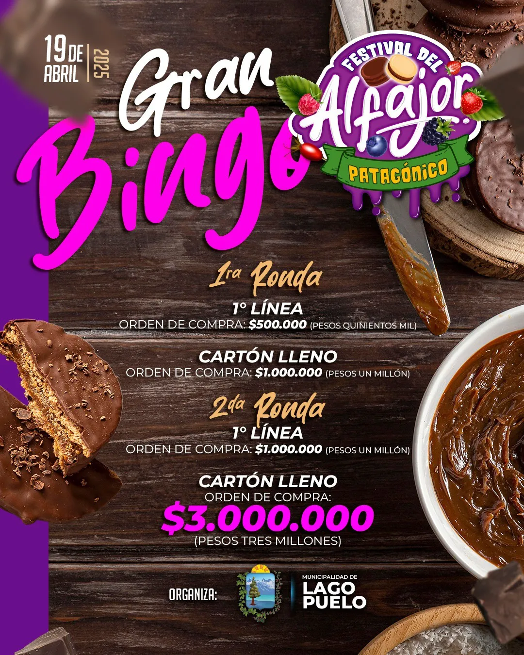 bingo festival alfajor