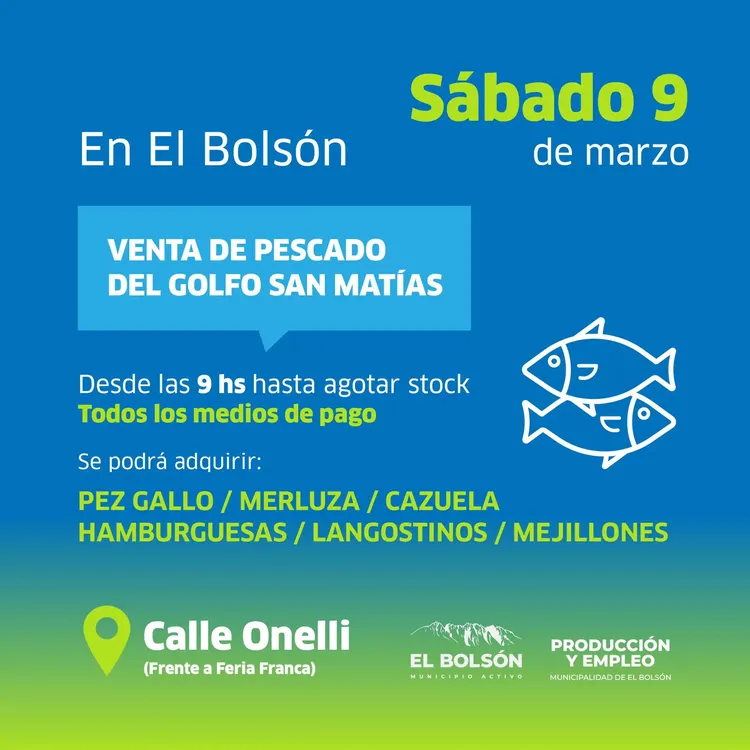 venta de pescado 9 de marzo