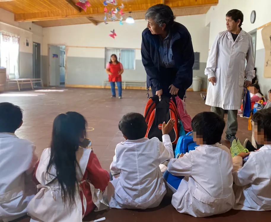 colecta solidaria com familia