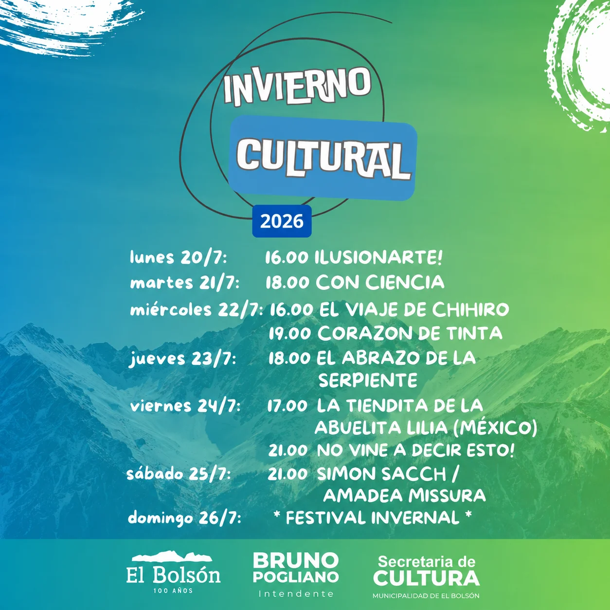 grilla Bicentenario semana 2
