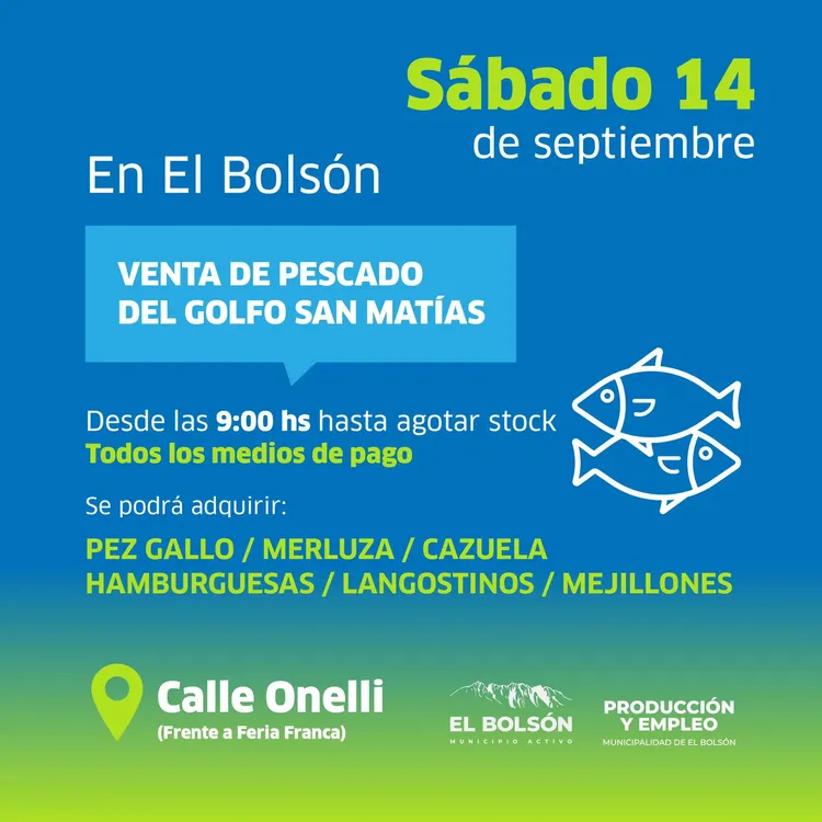 venta pesacado septiembre
