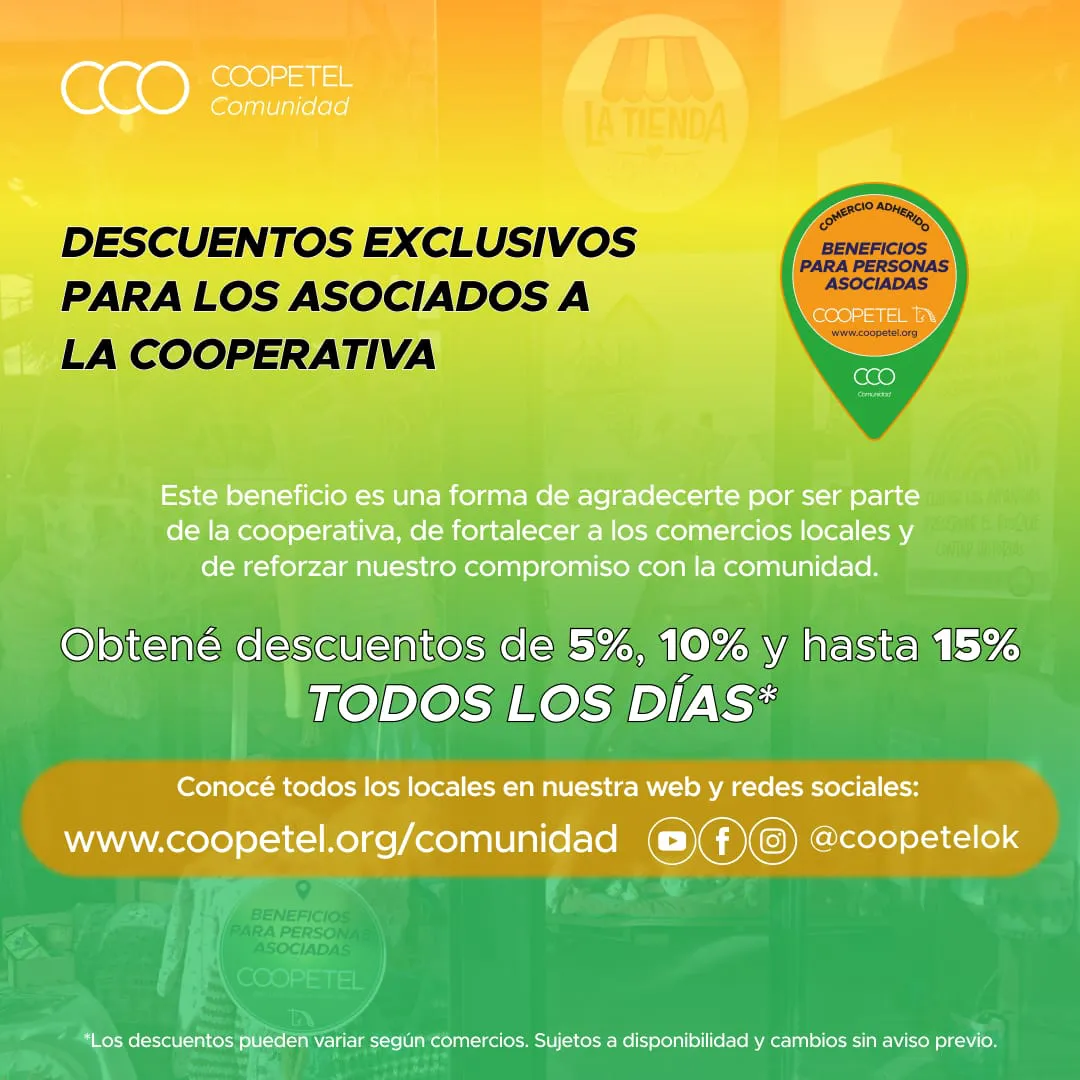 descuentos coopetel