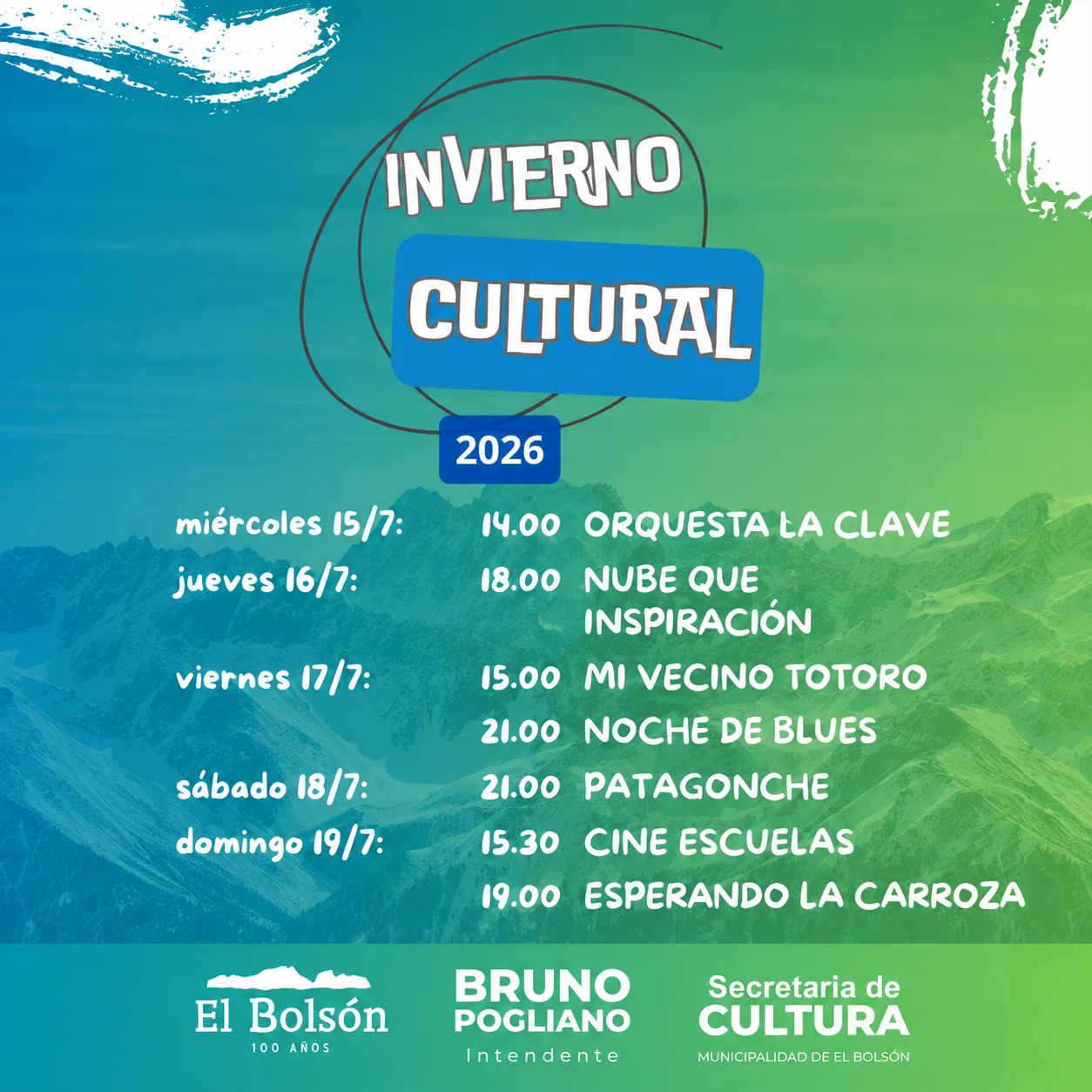 grilla Bicentenario semana 1
