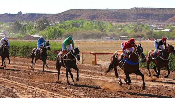 carrera de caballos