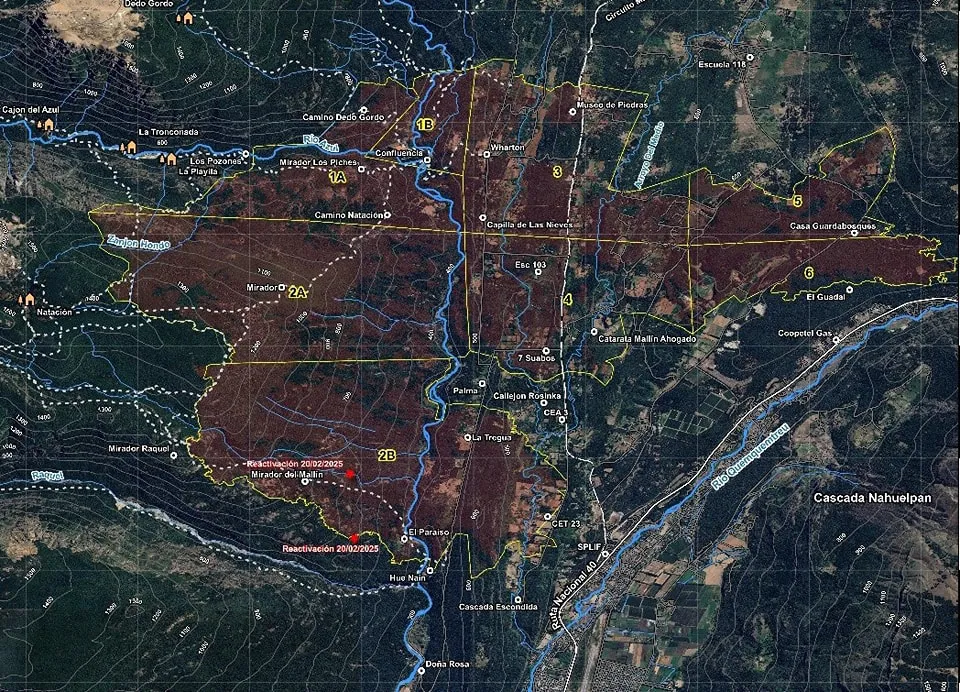 incendio el bolson mapa 3