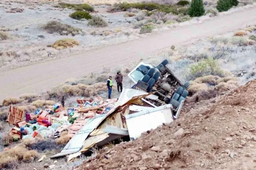 vuelco ruta 237 camion