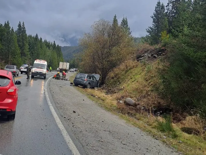 accidente ruta 40 norte 2