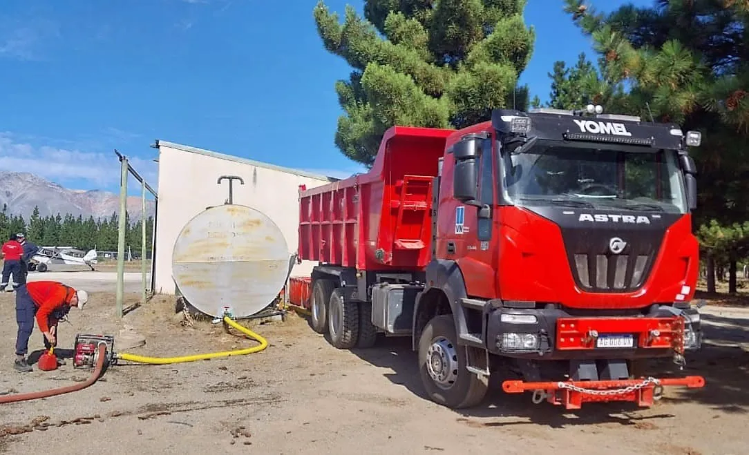 vialidad incendio chubut
