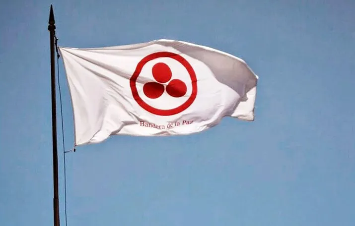 bandera de la paz