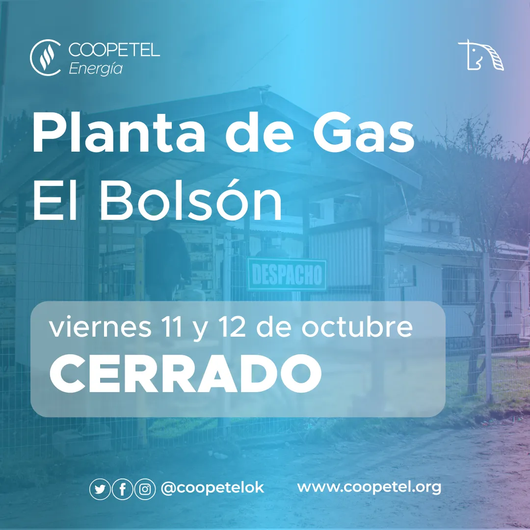 planta de gas cerrada